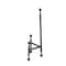 Set of 3" Black Metal Modern Easel, 12", 10", 8"
